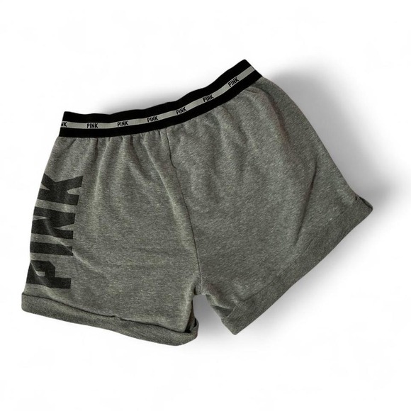 PINK Victoria's Secret Gray Sweat Shorts Lounge Sleep Activewear XS - Picture 1 of 3